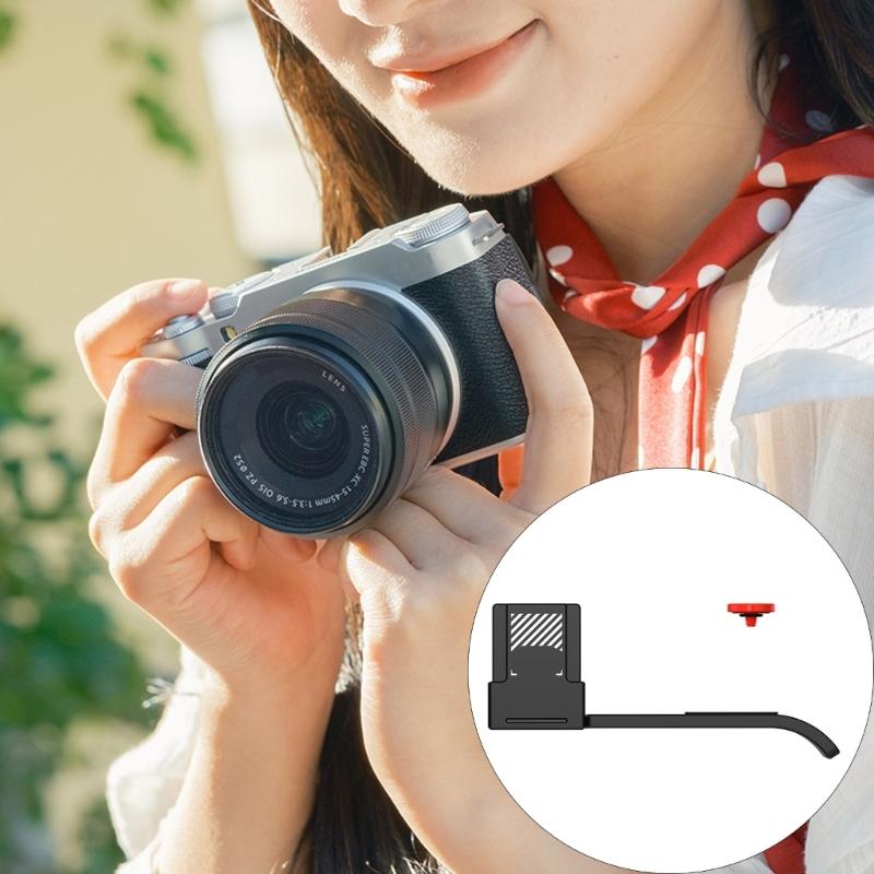Aluminum Alloy Thumb Up Hot Shoe Hand Grip for X-E5 For Improved Handling And Control