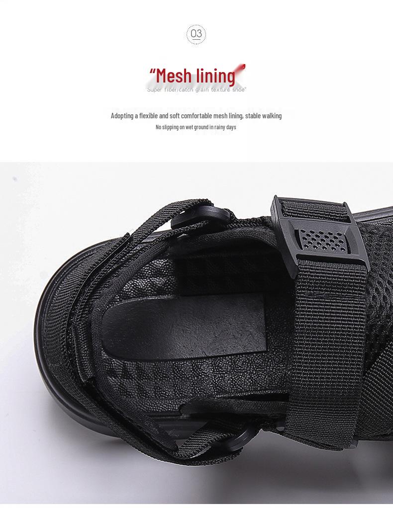 Men's Summer Dual-Use Sandals: Open-Toe Beach & Driving Casual Slippers