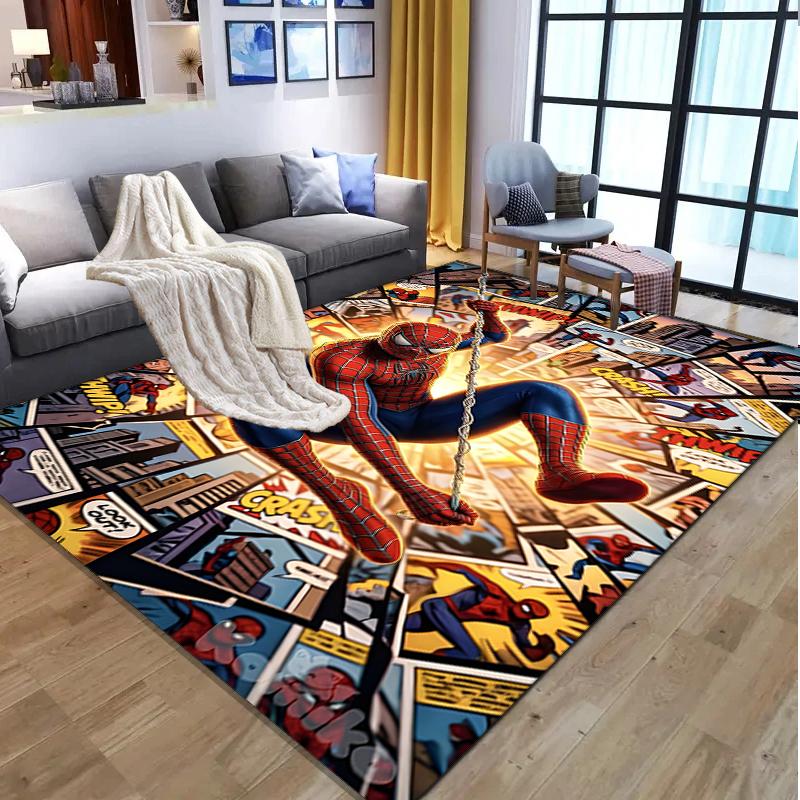 Batman Pattern Rug, Indoor/Outdoor Mat, for Picnic, Gameroom, Bedroom, Office, Living Room, Home Decor Carpet, Birthday Gift