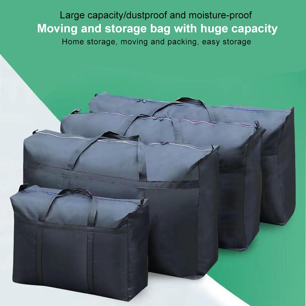 40/100/130/160l Large Waterproof Moving Luggage Duty Bags Cloth Bags Polyester Oxford Premium-quality Heavy 600d