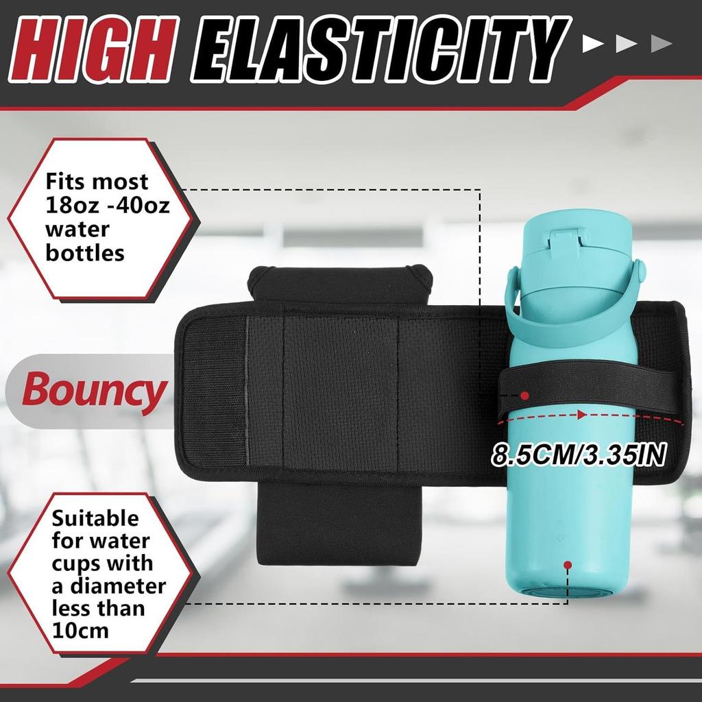 Magnetic Gym Water Bottle Bag Holder Built-in Magnet Easy Attachment To Metal Surface Magnetic Bottle Sleeve Pouch