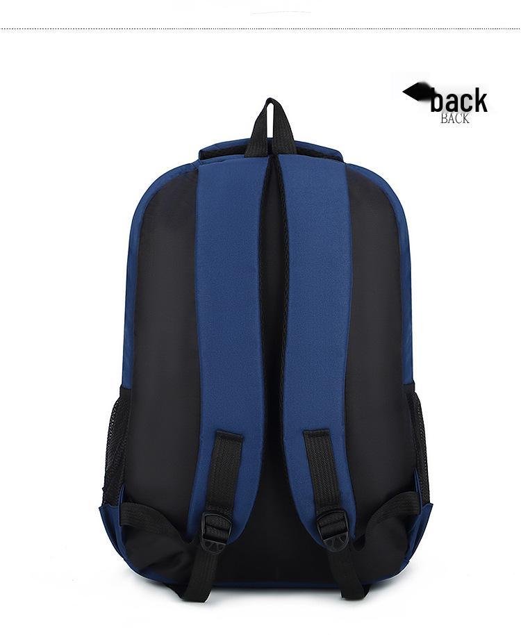 Korean Style Letter Print Casual Backpack - Unisex Water-Resistant Schoolbag & Laptop Bag