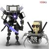 Moc Skibidi Toilet Action Figures Modello da costruzione Blocchi Camerman Titan Speakerman Surveillance Man TVMan Ragazzi Giocattoli per bambini Regali