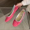 Fashion Luxury Female Round Toe Footwear Ballet Flats Shoes For Women Butterfly-Knot Fashion Shallow Ladies Slip On Flats Shoes