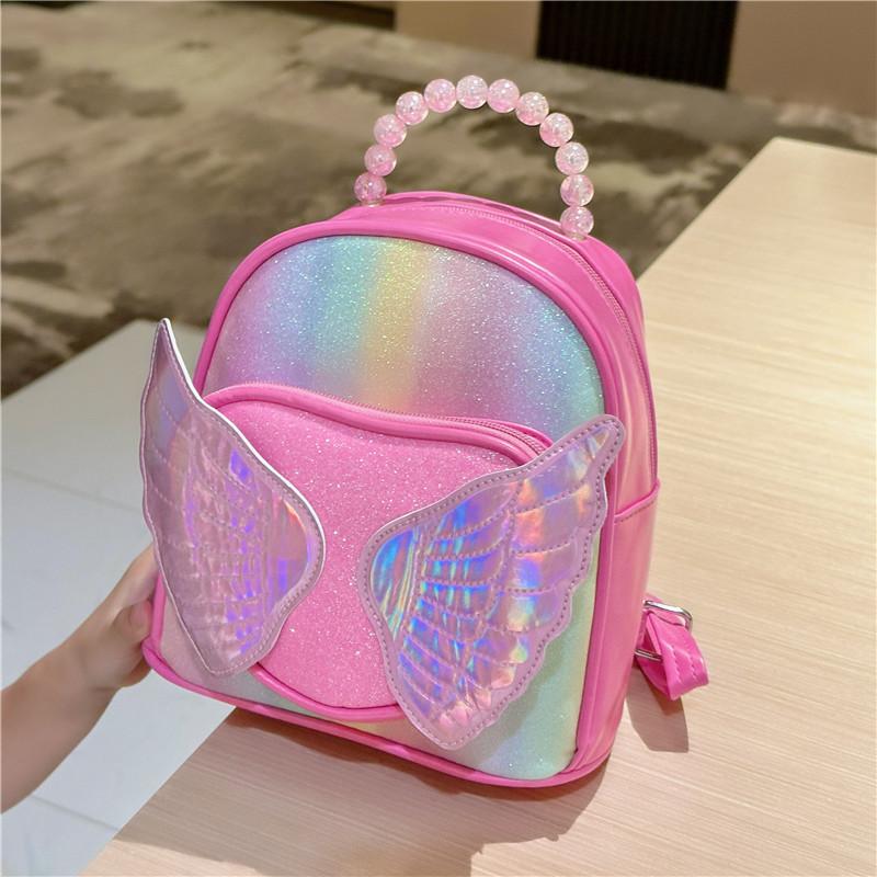 Adorable Kindergarten Kids Backpack Cute Fashionable Breathable Pu Material