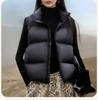 Women's Stand Collar Puff Down Vest - New Style Winter Sleeveless Gilet