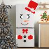 Self Adhesive Holiday Window Clings Christmas Snowman Stickers, DIY Decorative Emoticon Stickers for Party Supplies, Glass Waterproof Peel and