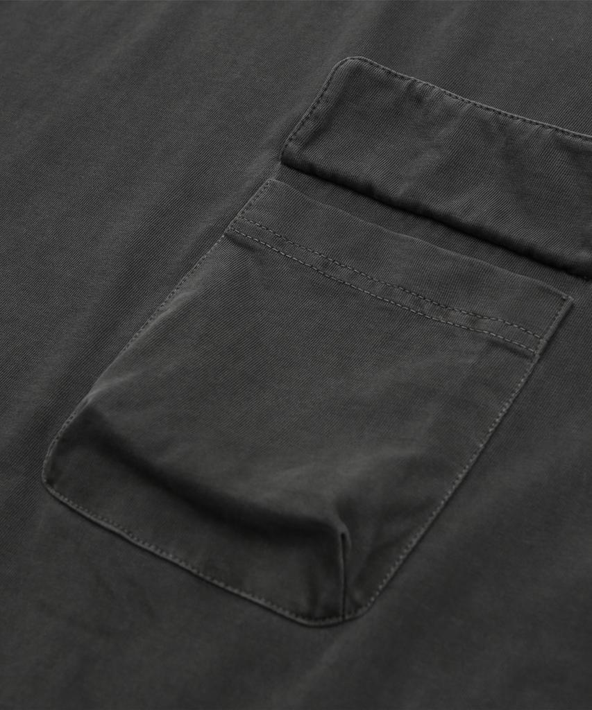 Haebeuopeudyuti Dyed Pocket T-Shirt (Dark Gray)