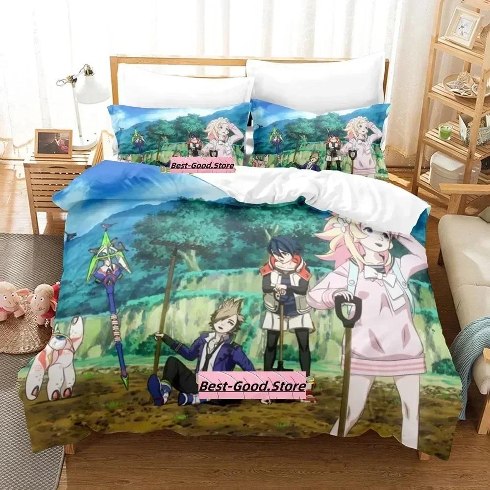 Kawaii BBKBRNK Bedding Set Single Twin Printed Bed Set With Pillowcase Bed Duvet Cover Soft Single Double Queen Super King Size