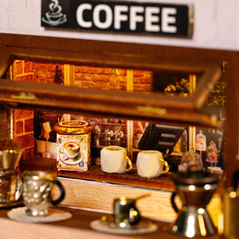 Wooden Craft Doll Houses Home Bedroom Decor DIY Miniature Dollhouse Kit Creative Room Wooden Doll House for Gift