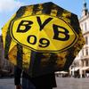 1Pz Ombrello Pieghevole Stampato Borussia Dortmund, Ombrello Automatico 8 Stecche per Viaggio, Campeggio, Regali per Fan, Regali di Natale