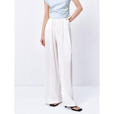 PEACEBIRD Women's High Waist Wide Leg Casual Pants
