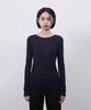 Ohesio Basic Long T-Shirt, Navy