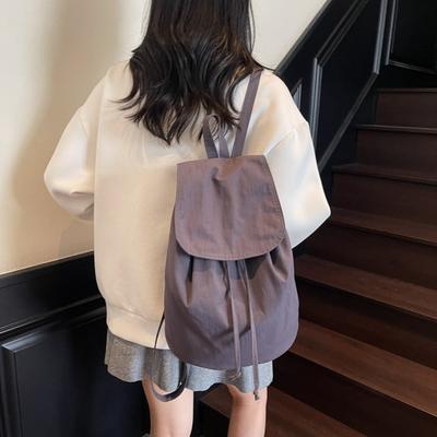 New Summer Simple Leisure Travel Backpack Schoolbag Large Capacity Lightweight Backpack Men and Women