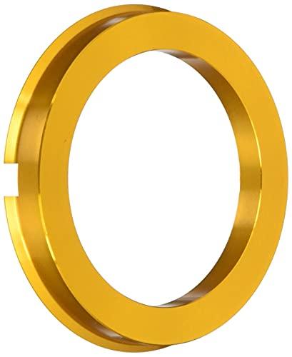 KYO-EI (Kyoei Sangyo) HUB CENTRIC RING 73mm/56mm, 2-pack, with flange, Aluminum/Gold, U7356