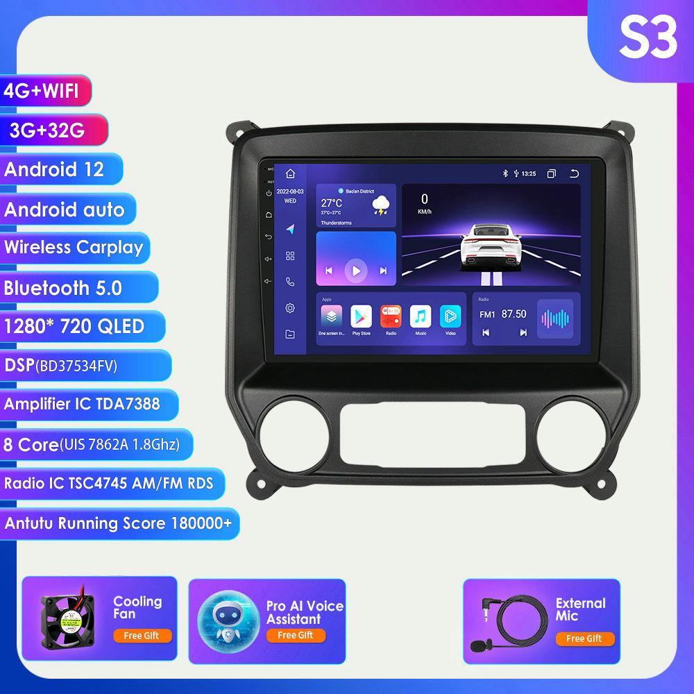 

4G Carplay 10,1 дюйма 2 Din Android Автомобильная радиостанция GPS для SKODA Yeti 5L 2009-2014 Навигация Мультимедийный плеер 2din Авторадио Стерео Интеллектуальный экран S3 8Core 3G 32G AI