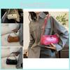 Trendy 2024 Womens Mini Shoulder Bag Stylish Vintage Pu Tote Purse For Daily Use