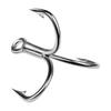 10pcs 4X Strong Treble Hooks Saltwater Freshwater Fishing Hooks with 4X Enhanced Anti-Rust & Sharpness