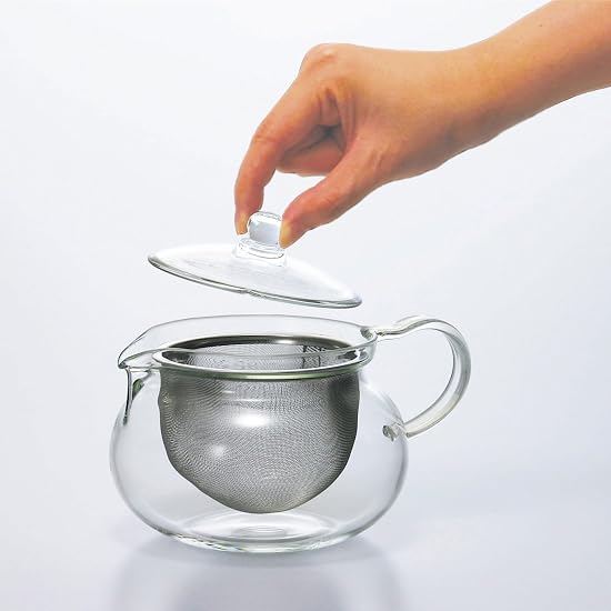 HARIO Chacha Kyusu CHJ Tea Strainer C-CHJ Silver