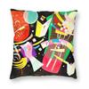 Composition X Wassily Kandinsky Square Pillowcase Polyester Linen Velvet Creative Zip Decorative Pillow Case Home Cushion Cover