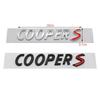 Black 3D Electroplated CooperS Emblem for BMW MINI Rear