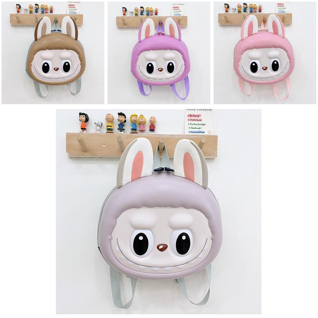 Childrens Cartoon Hard Shell Backpack With Nylon Material For School Learning And Light Weight Design