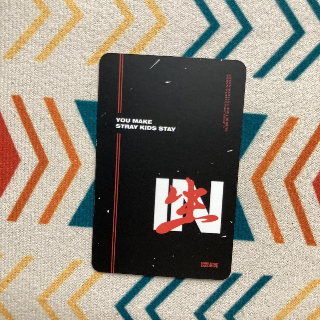 [USED] StrayKids INsei Reno SUBK Store Bonus Trading Card
