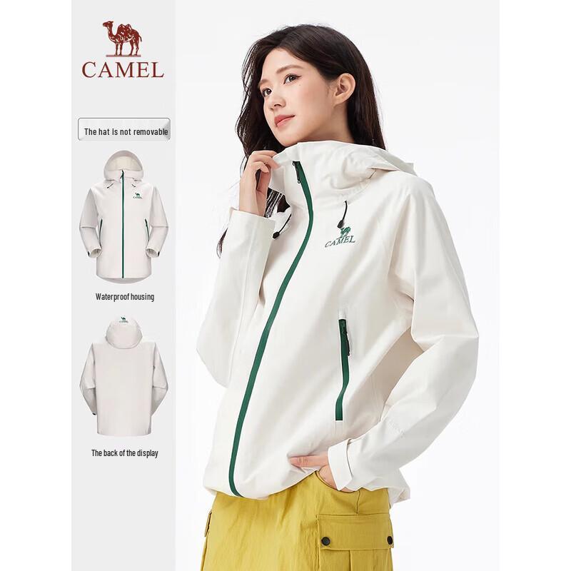 CAMEL Unisex Outdoor Hardshell Windproof Waterproof Jacket L