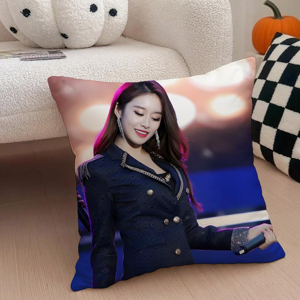 singer sexy PPark Jiyeon Cushion Cover Throw Pillow Cover Hidden Button Durable Polyester Chair Cushion