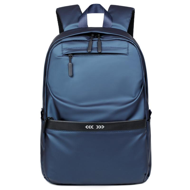 High-quality Men's Casual Backpack Student School Bag Leather Backpack