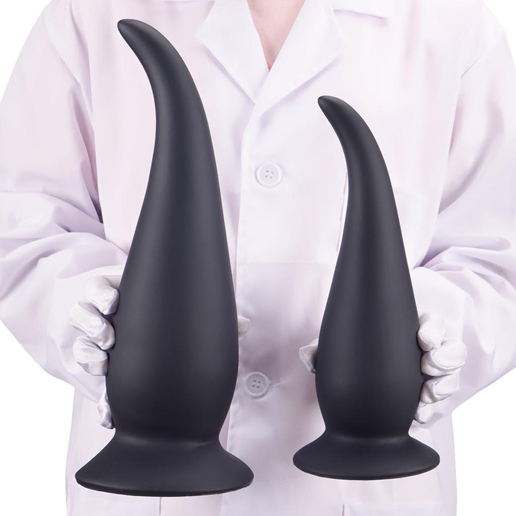 Extra Large Thick Tail Butt Plug - Silicone Anal Expansion Toy for Men & Women, Adult Sex Toy