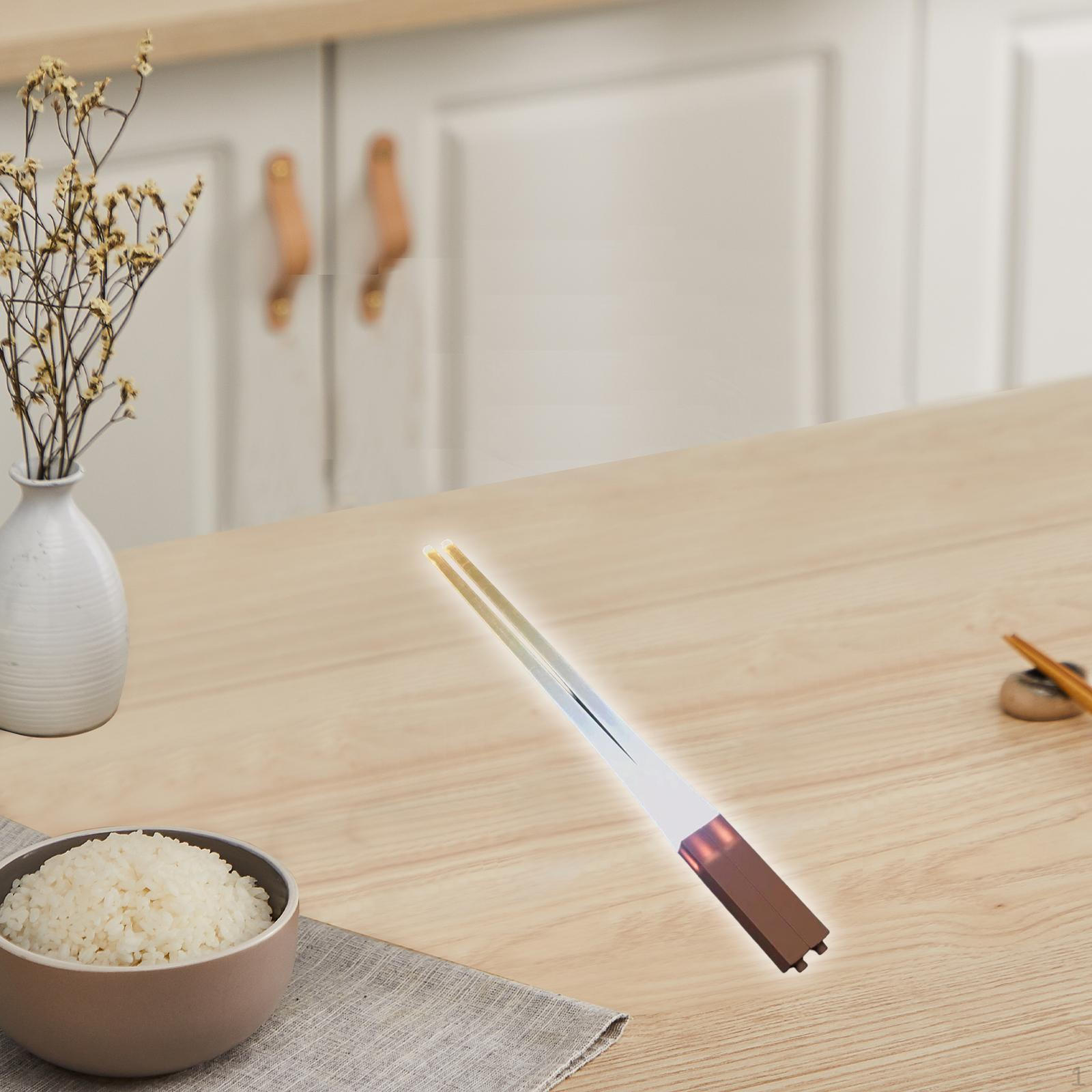 

Палочки для еды со световым мечом для праздничного ужина белый