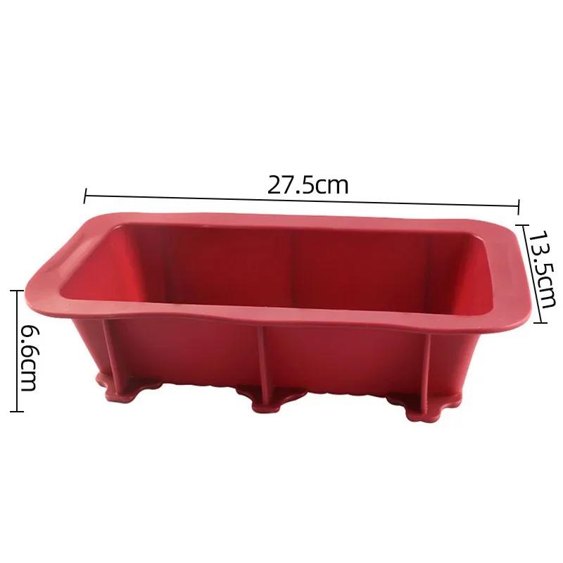 

Силиконовые формы для выпечки, антипригарные прямоугольные формы для торта, мини-формы для хлеба, легкосъемные формы для тостов, кухонные принадлежности, кондитерский инструмент 1pcs