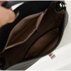 Korean Genuine Leather Trendy Crossbody Bag Solid Color Magnetic Buckle High-quality Flip Top Handbag Leisure Shoulder Tote Bag
