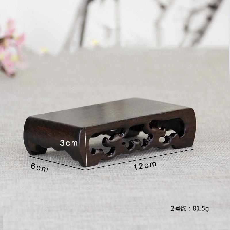 Vintage Wooden Tea Tray Rectangle Teapot Vase Display Stand Bonsai Statues Stone Pedestal Display Pedestal Flowerpot Home Decor