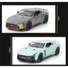1/24 Niaasn GTR 50 Alloy Sports Car Model Diecasts Metal Toy Race Car Model Sound and Light Simulation Collection Childrens Gift