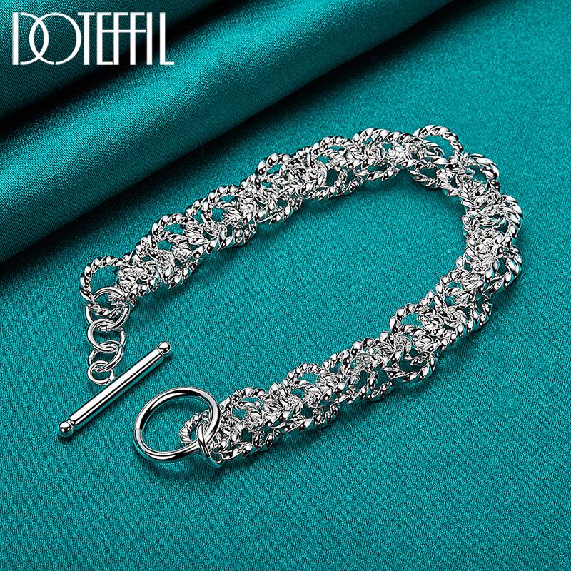 Bracelet Cercle Argent Magnifique Bijoux