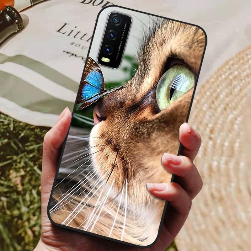 For Vivo Y11S Case Silicone Soft TPU Phone Cover For Vivo Y12s V2027 Case Cartoon Case Protective Bumper For Vivo V2032 Y11s