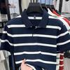 Gestreiftes knitterarmes Poloshirt für Herren