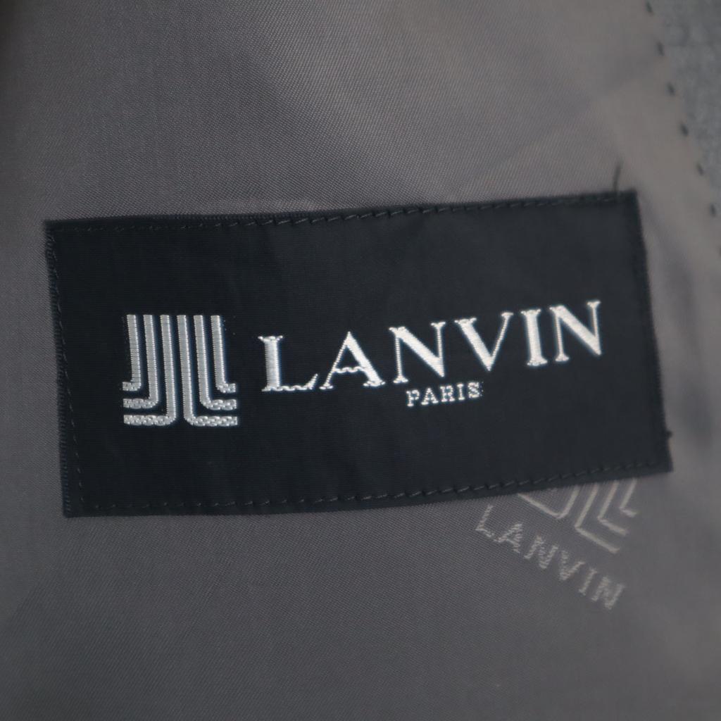 Lanvin 90s Silk Blend Old Suit Setup M48-35 Gray Men's Used