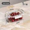 Large Capacity Transparent Refrigerator and Freezer Storage Box for Vegetables and Fruits.