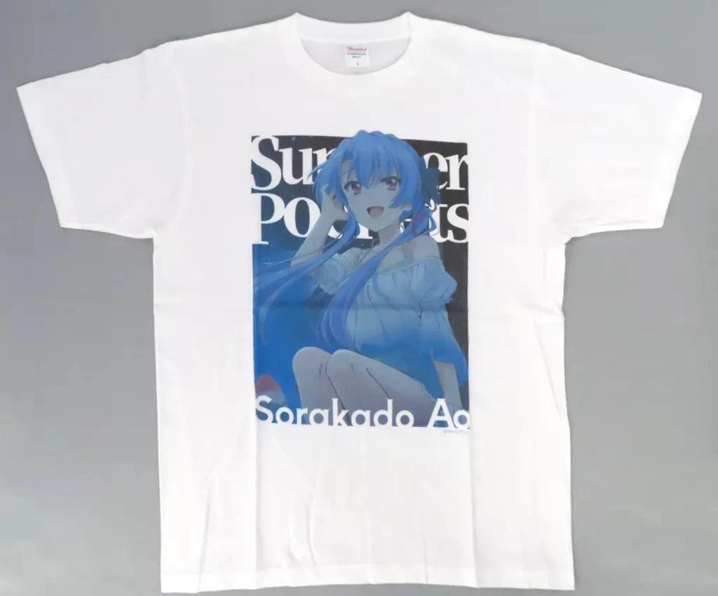 

andBlue Summer Pockets Natsumari White T-T-Shirt L Size New 2XL