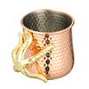 Stainless Steel Moscow Mule Mug Beer Cup with Starfish Handle Design
