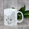 Chihuahua Long-haired - Cup with a Dog, Cute Cup with Graphics, a Gift with Your Photo from the Art-Dog Brand