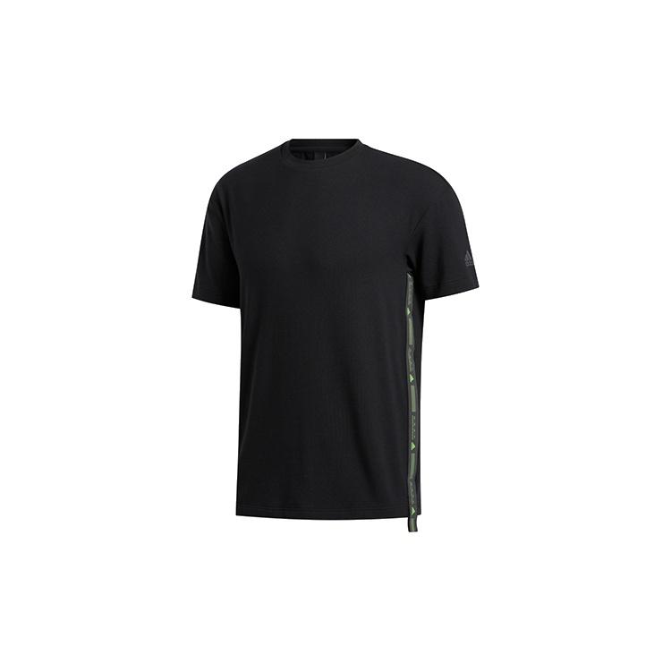 adidas M Gfx T Prime Side Round Neck Short Sleeve Black Men s FT2791 M