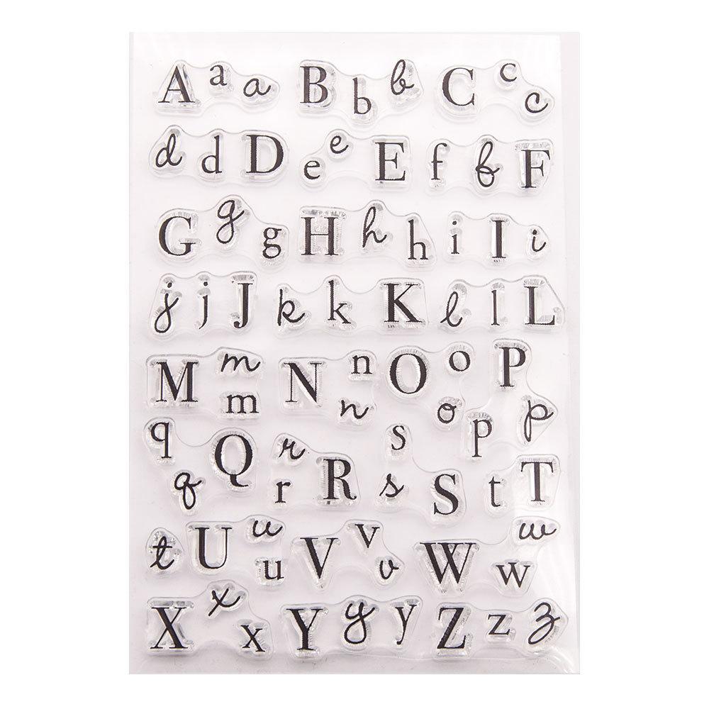 Date Week Month Number Symbol Rubber Clear Stamps for Card Making Decoration DIY Scrapbooking Embossing Album Decor Craft
