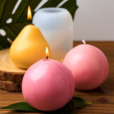 3D Fruit Shape Silicone Candle Molds for Epoxy Resin Making Candle Soap Cake Fondant Decoration Chocolate Silicone Molds