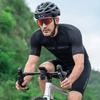 Cycling cap with visor - black