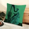 Band Music T-Tv-Girl Cushion Cover Soft Short Plush Pillow Cover Smooth Cozy Texture Aesthetic Cushion Case Home Decor