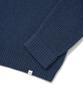 COVERNAT Lambswool Half Zip Knit Navy